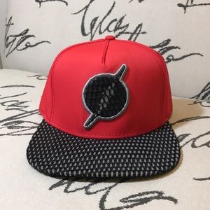 The Flash snapback hat.